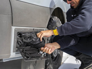 Flatline Van Co Rocker Lockers | Mercedes Benz Sprinter (2019 - 2024) | Truck Brigade