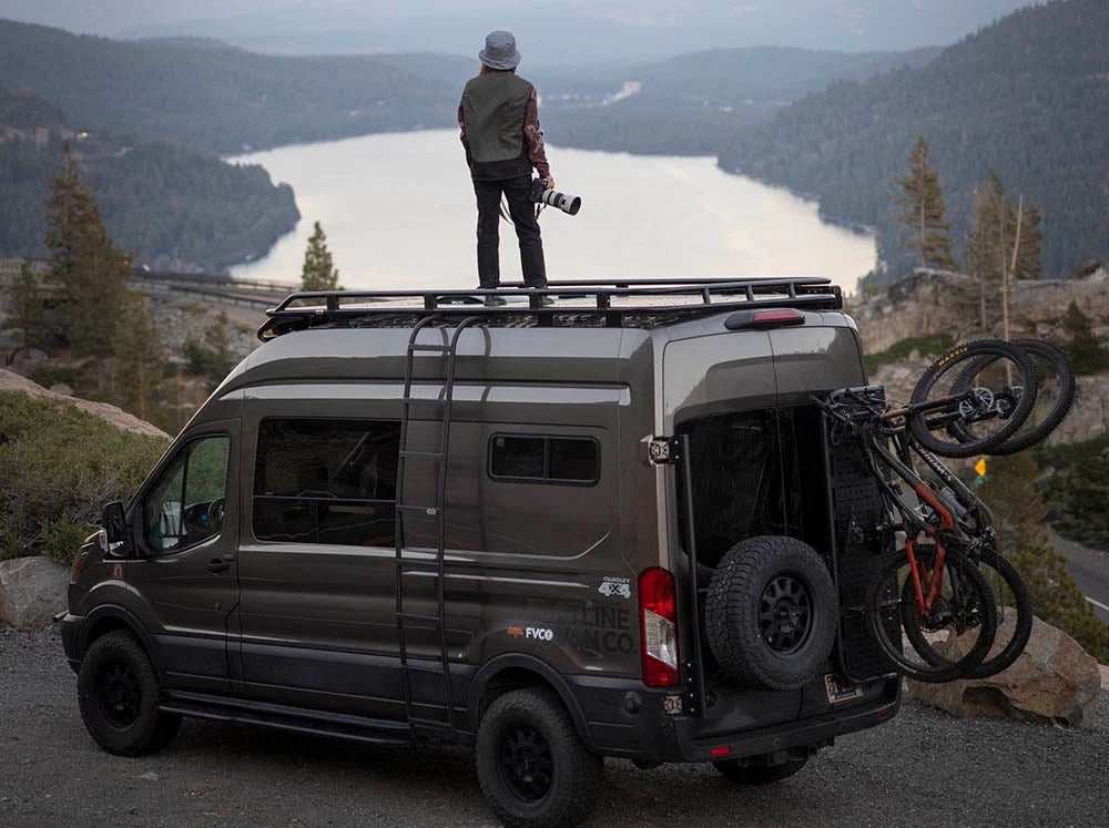 Flatline Van Co Safari Roof Rack | Ford Transit (2015 - 2024) | Truck Brigade