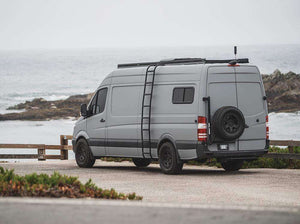 Flatline Van Co Side Ladder | Mercedes Benz Sprinter Van High Roof (2007 - 2024) | Truck Brigade