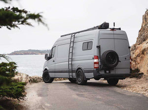 Flatline Van Co Side Ladder | Mercedes Benz Sprinter Van High Roof (2007 - 2024) | Truck Brigade