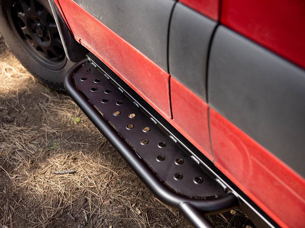 Flatline Van Co Side Steps | Mercedes Benz Sprinter Van (2007 - 2024) | Truck Brigade