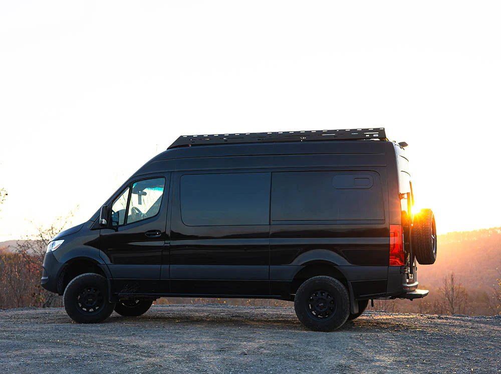 Flatline Van Co Standard Roof Rack | Mercedes Sprinter Van (2007 - 2024) - Truck Brigade