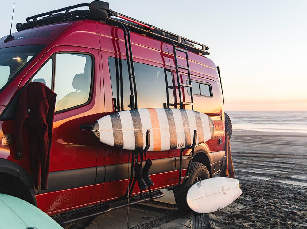 Flatline Van Co Surf Pole | Mercedes Benz Sprinter Van (2007 - 2024) | Truck Brigade