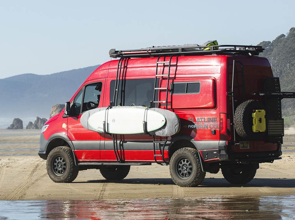 Flatline Van Co Surf Pole | Mercedes Benz Sprinter Van (2007 - 2024) | Truck Brigade