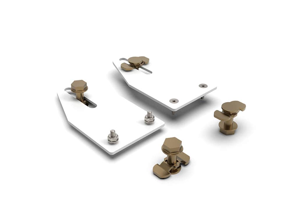 Flatline Van Co Upper Cabinet AdWag Mounting Kit - White | Truck Brigade