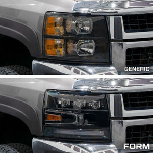 Form Lights LED Projector Headlights | Chevy Silverado 1500 (2007-2013) - Truck Brigade