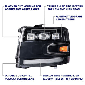 Form Lights LED Projector Headlights | Chevy Silverado 1500 (2007-2013) - Truck Brigade