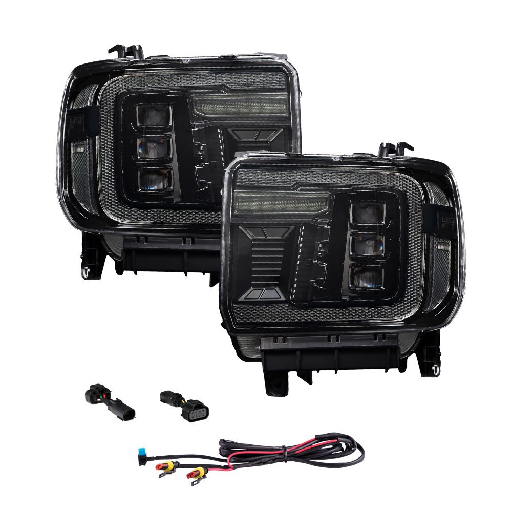 Form Lights LED Projector Headlights | GMC Sierra 2500 (2015-2019) - Truck Brigade