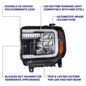 Form Lights LED Projector Headlights | GMC Sierra 3500 (2015-2019) - Truck Brigade