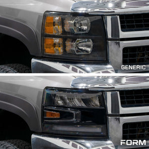 Form Lights LED Reflector Headlights | Chevy Silverado 1500 (2007-2013) - Truck Brigade