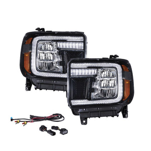 Form Lights LED Reflector Headlights | GMC Sierra 1500 (2014-2018) - Truck Brigade