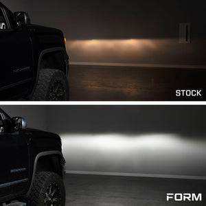 Form Lights LED Reflector Headlights | GMC Sierra 1500 (2014-2018) - Truck Brigade