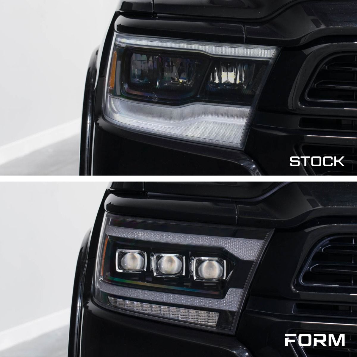 Form Lights LED Sequential Projector Headlights | RAM 1500 (2019-2023) - Truck Brigade