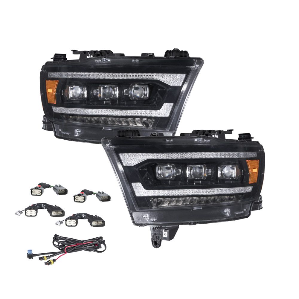 Form Lights LED Sequential Projector Headlights | RAM 1500 (2019-2023) - Truck Brigade