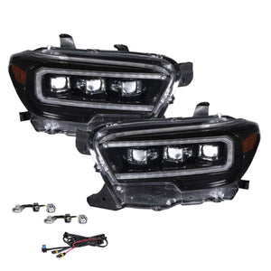 Form Lights Sequential LED Projector Headlights (White DRL) | Toyota Tacoma (2016-2023) - Truck Brigade