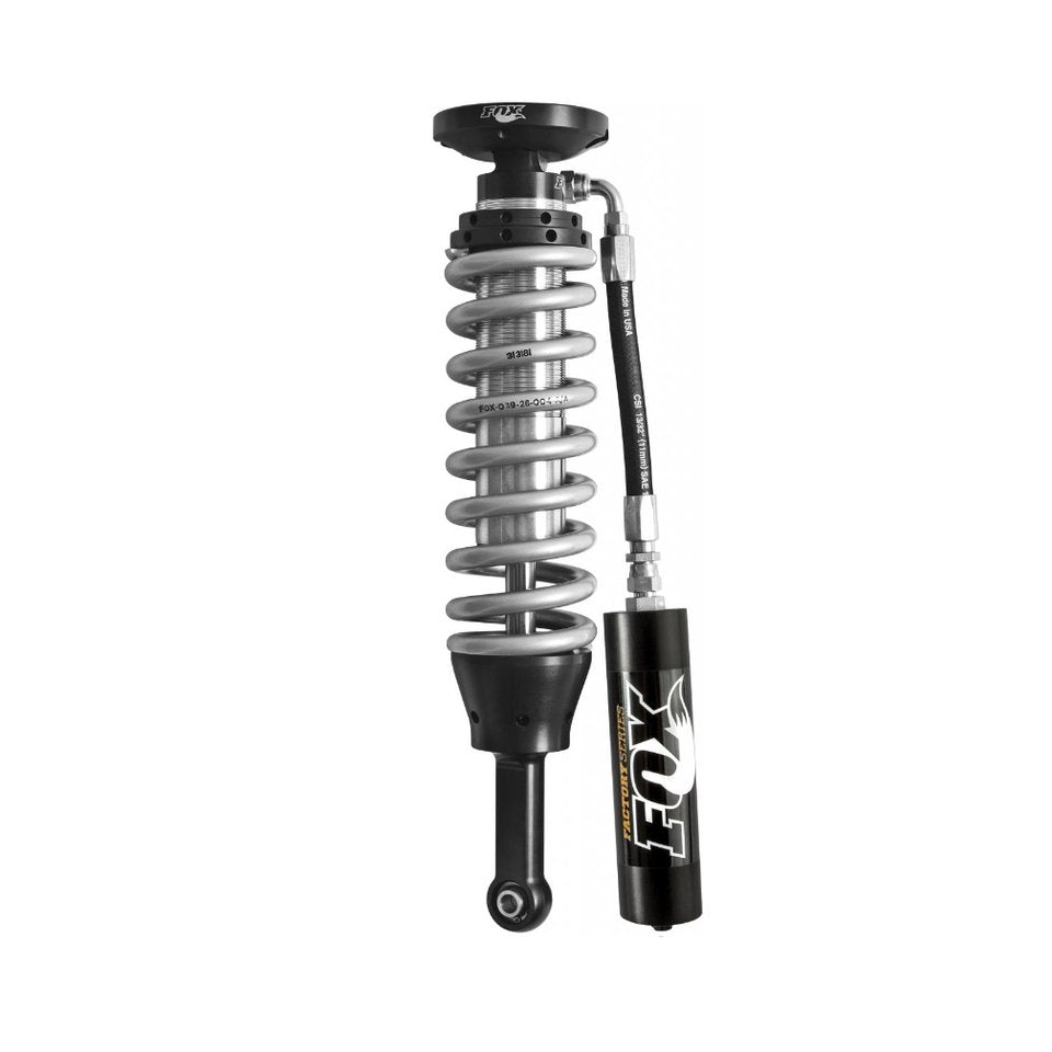 FOX 2.5 Factory Series Remote Reservoir Coilover Front Shock Set - Requires UCA | Toyota Tacoma (2005-2022) - Truck Brigade