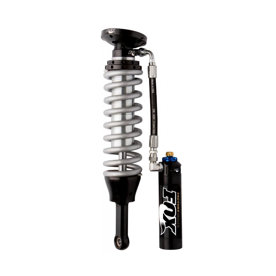 FOX 2.5 Factory Series Remote Reservoir Coilover Front Shock Set w/ DSC Adjusters - Requires UCA | Toyota Tacoma (2005-2022) - Truck Brigade