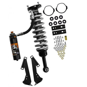 FOX 2.5 Performance Elite Remote Reservoir Coilover Front Shock Set - Requires UCA | Toyota Tacoma (2005-2022) - Truck Brigade