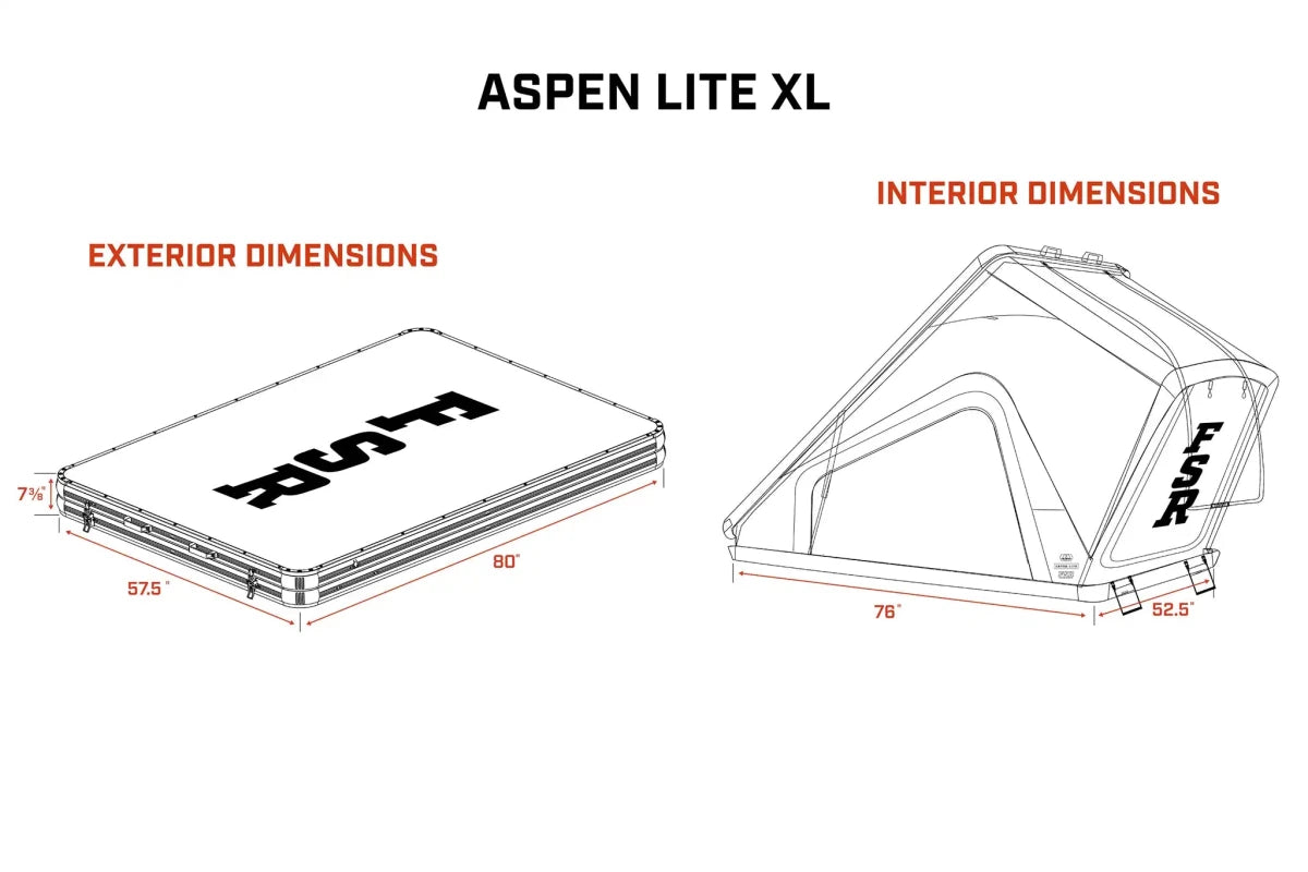Freespirit Recreation Aspen Lite XL Rooftop Tent | Truck Brigade