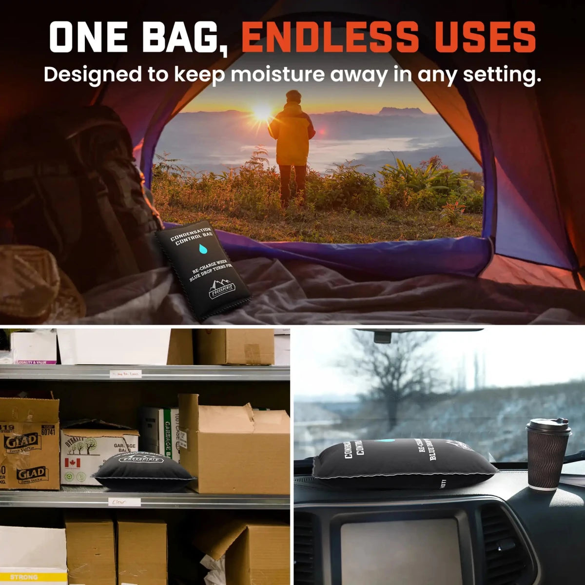Freespirit Recreation Rooftop Tent Dehumidifier Bag | Truck Brigade