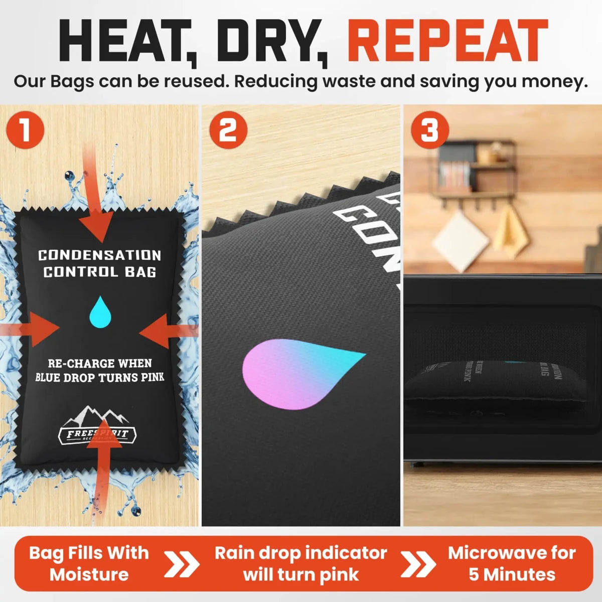 Freespirit Recreation Rooftop Tent Dehumidifier Bag | Truck Brigade