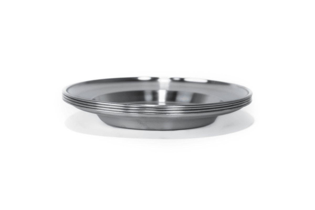 Freespirit Recreation Stainless Camp Plate Set (4) | Truck Brigade