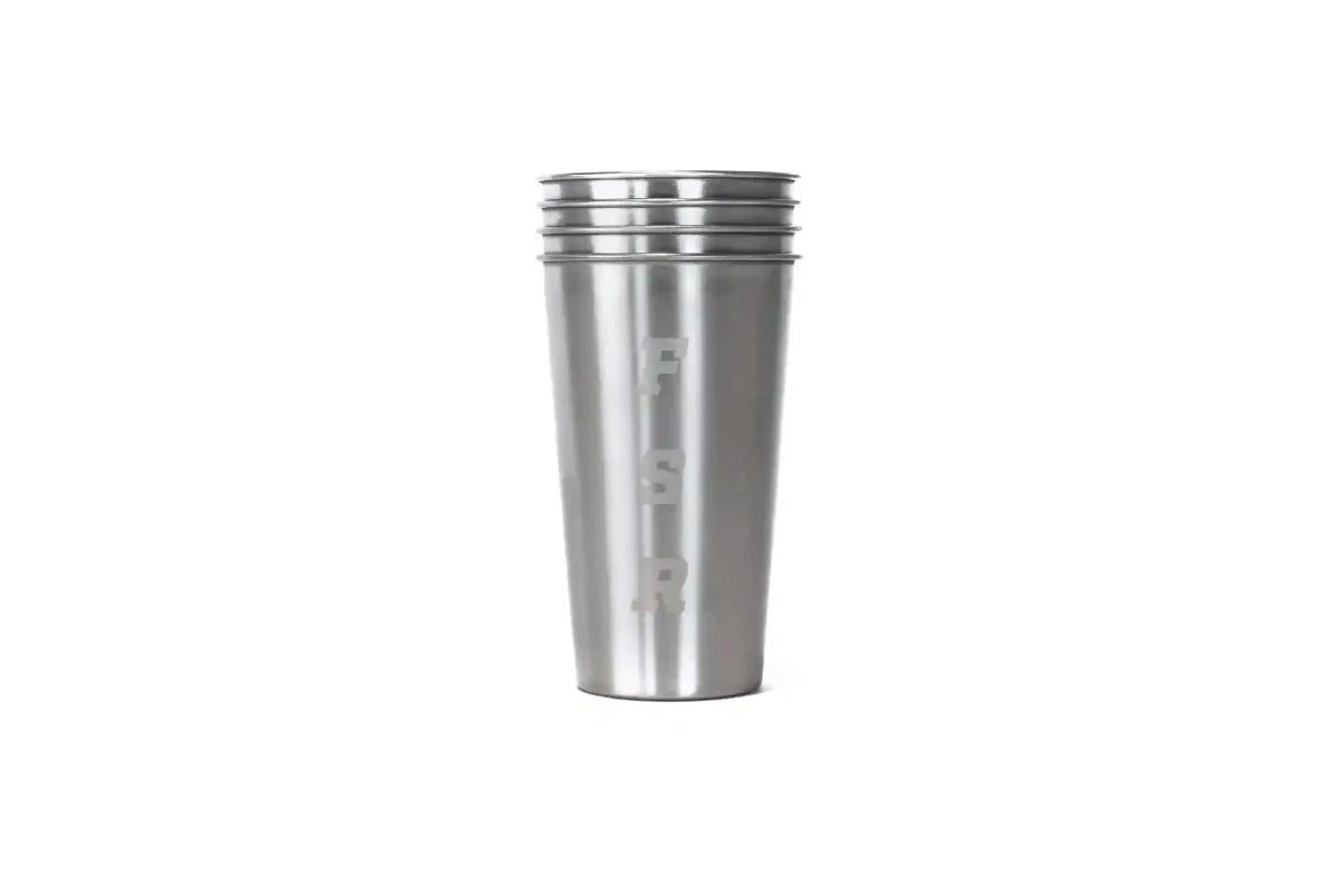 Freespirit Recreation Stainless Steel 16oz Camp Cups (4) | Truck Brigade