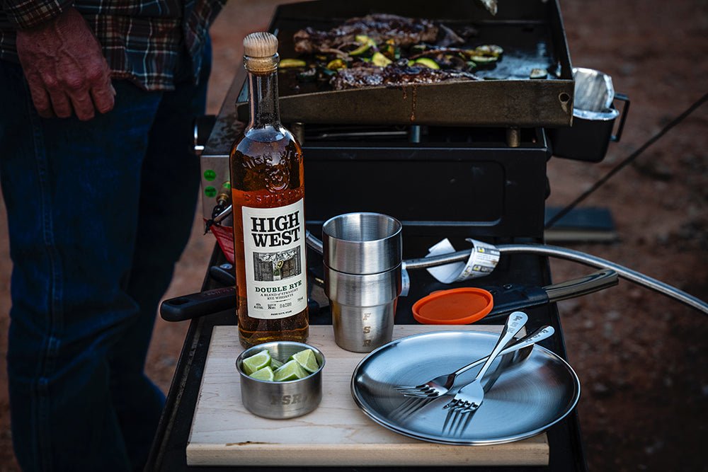 Freespirit Recreation Whiskey Cup Set 4-Piece Camp Set | Truck Brigade
