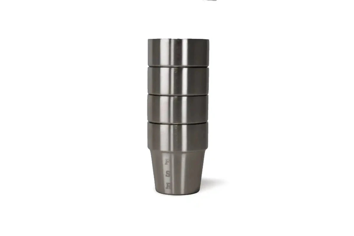 Freespirit Recreation Whiskey Cup Set 4-Piece Camp Set | Truck Brigade