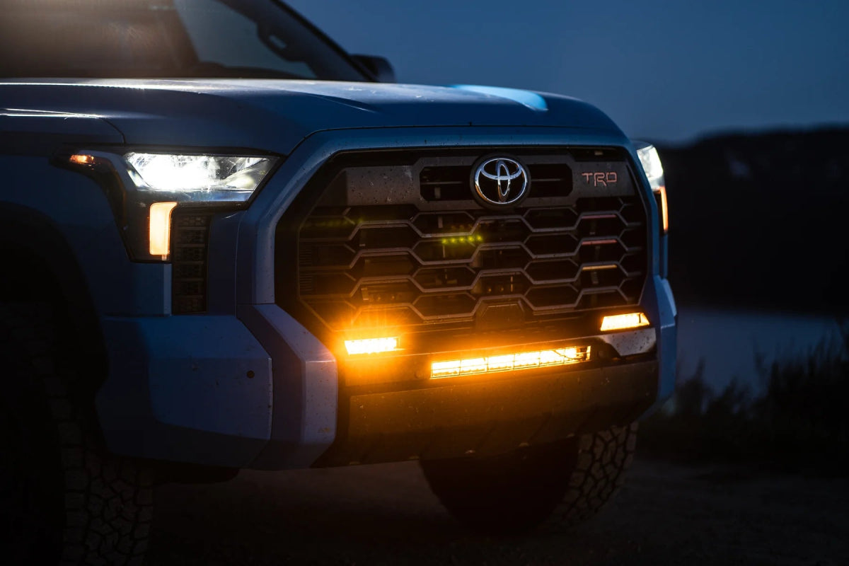 Heretic 20 Inch LED Bumper Light Bar Amber | Toyota Tundra (2022 - 2025) - Truck Brigade