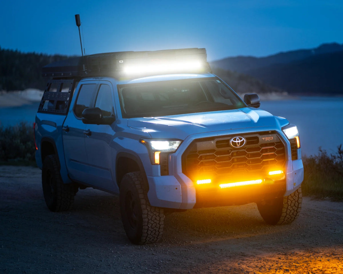 Heretic 20 Inch LED Bumper Light Bar Amber | Toyota Tundra (2022 - 2025) - Truck Brigade