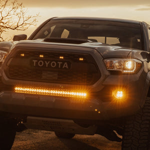 Heretic Behind the Grille 30" Amber Lens Light Bar | Toyota Tacoma (2016-2022) - Truck Brigade