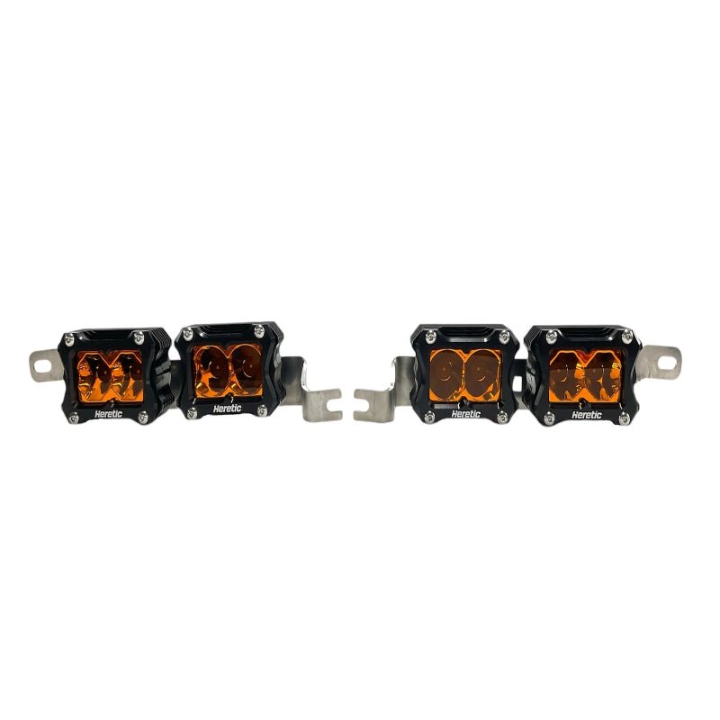 Heretic Series 11 LED Fog Light Kit Amber | Toyota Sequoia (2024 - 2025) - Truck Brigade