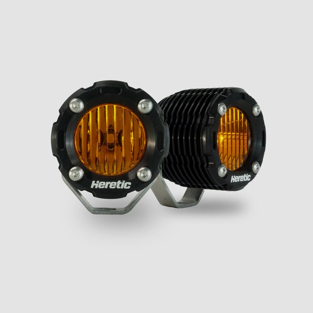 Heretic Studio BA - 1R Amber LED Pod Light - Pair - Truck Brigade