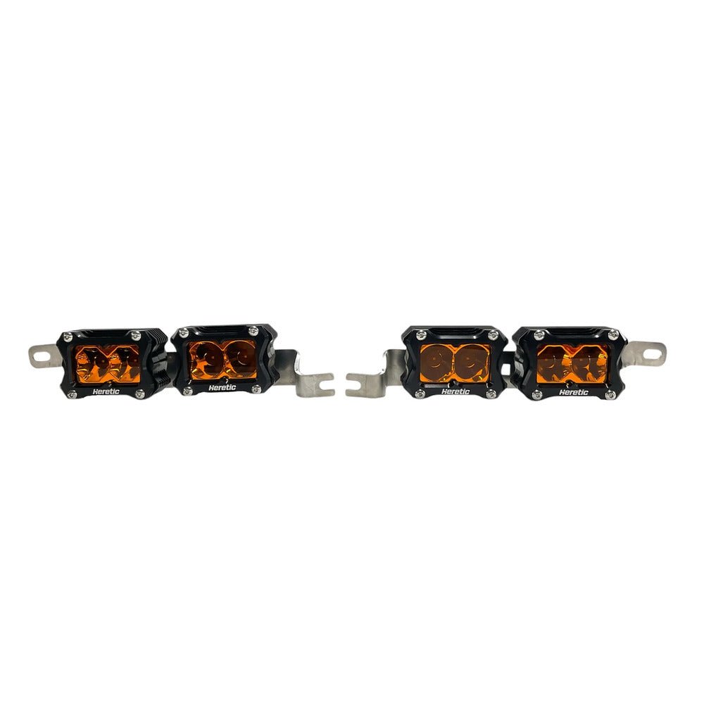 Heretic Studio LED Fog Light Kit - Amber | Toyota Tacoma (2024 - 2025) - Truck Brigade