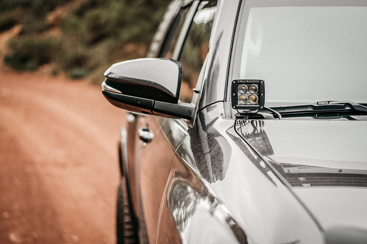Cali Raised Low Profile LED Ditch Light Brackets | Toyota 4Runner (2010-2024)