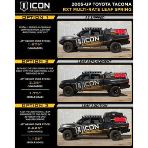 Icon Vehicle Dynamics Stage 10 Suspension System w/Billet UCA (0-3 Inch) | Toyota Tacoma (2005-2022) - Truck Brigade