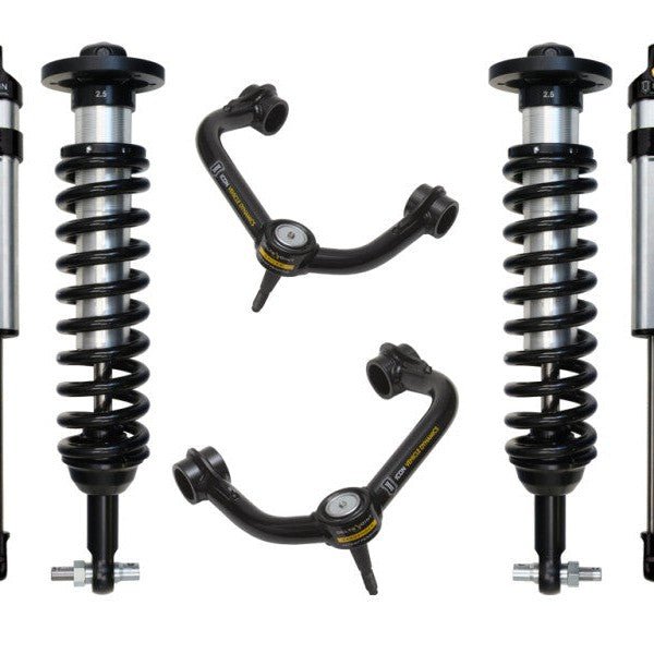 ICON Vehicle Dynamics Stage 3 Suspension System w/ Tubular UCA - 4WD (0-2.63 Inch) | Ford F150 (2014) - Truck Brigade