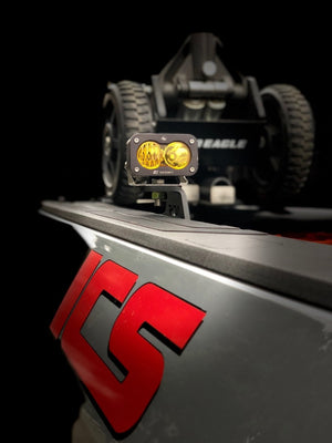 ICS FAB Bed Rail Chase Light Brackets - Pair | Toyota Tacoma (2014 - 2021) | Truck Brigade