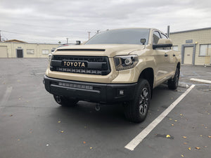 Cali Raised Lower Bumper Hidden 32 Inch LED Light Bar Bracket  Kit | Toyota Tundra (2014-2021)