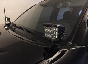 Cali Raised Low Profile Ditch Light Brackets Kit | Toyota Tundra (2014-2021)