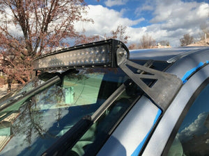 Cali Raised 52" Curved LED Light Bar Roof Brackets Kit | Toyota Tundra (2007-2021)