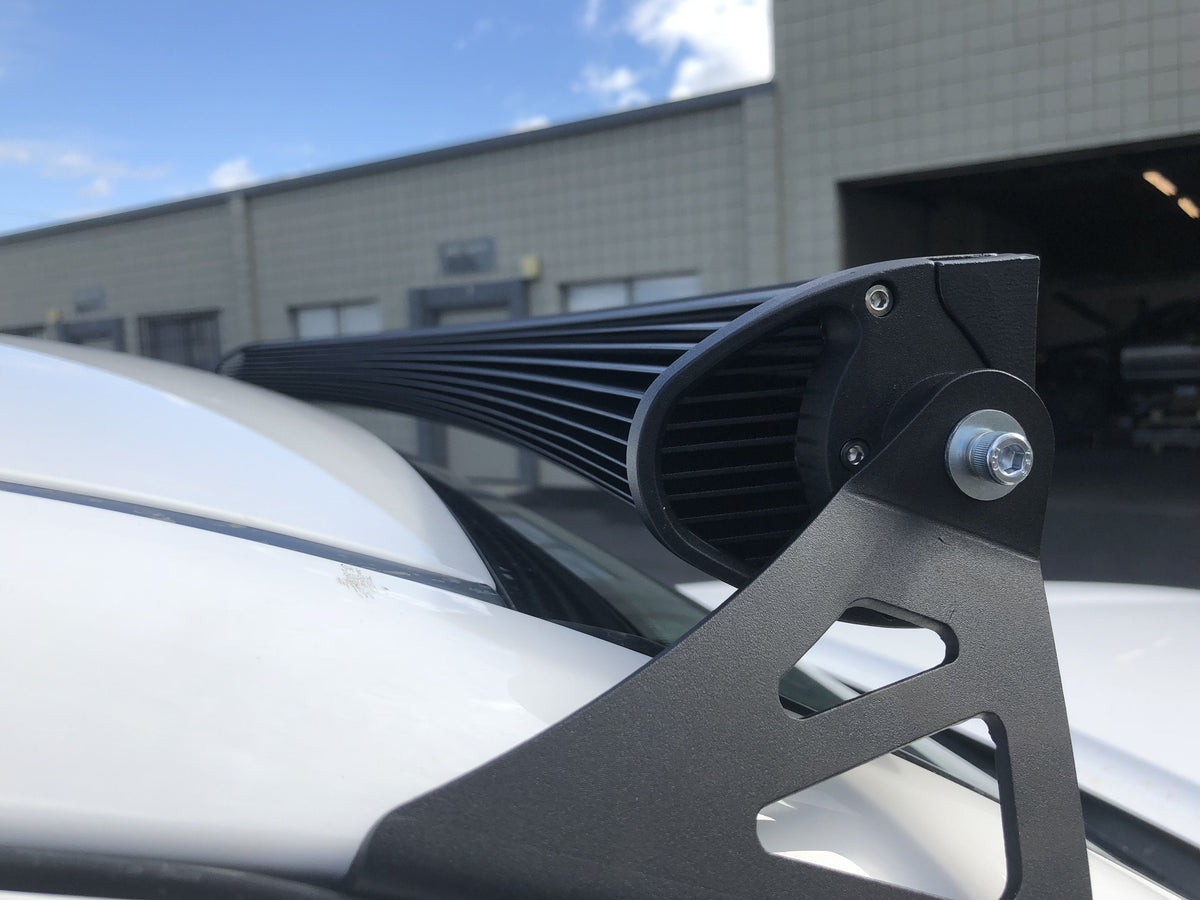 Cali Raised 52 Inch Curved LED Light Bar Roof Bracket Kit | Toyota Tacoma (2005-2023)
