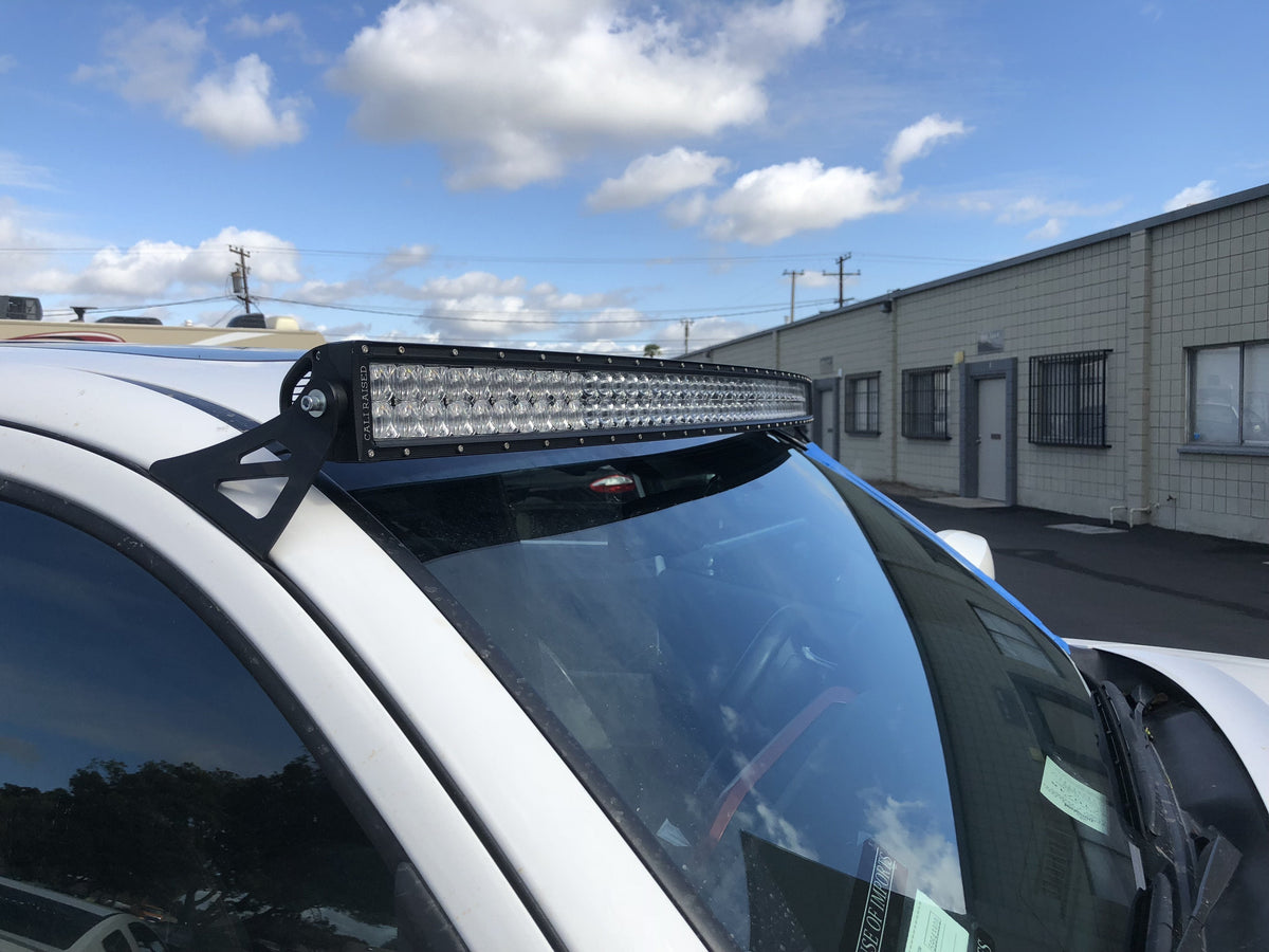 Cali Raised 52 Inch Curved LED Light Bar Roof Bracket Kit | Toyota Tacoma (2005-2023)