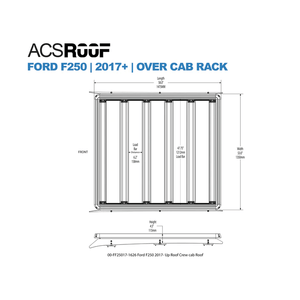 Leitner Designs ACS Roof Over Cab Platform Rack | Ford F250 (2017-2023) - Truck Brigade