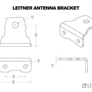 Leitner Designs Universal Antenna Bracket - Truck Brigade