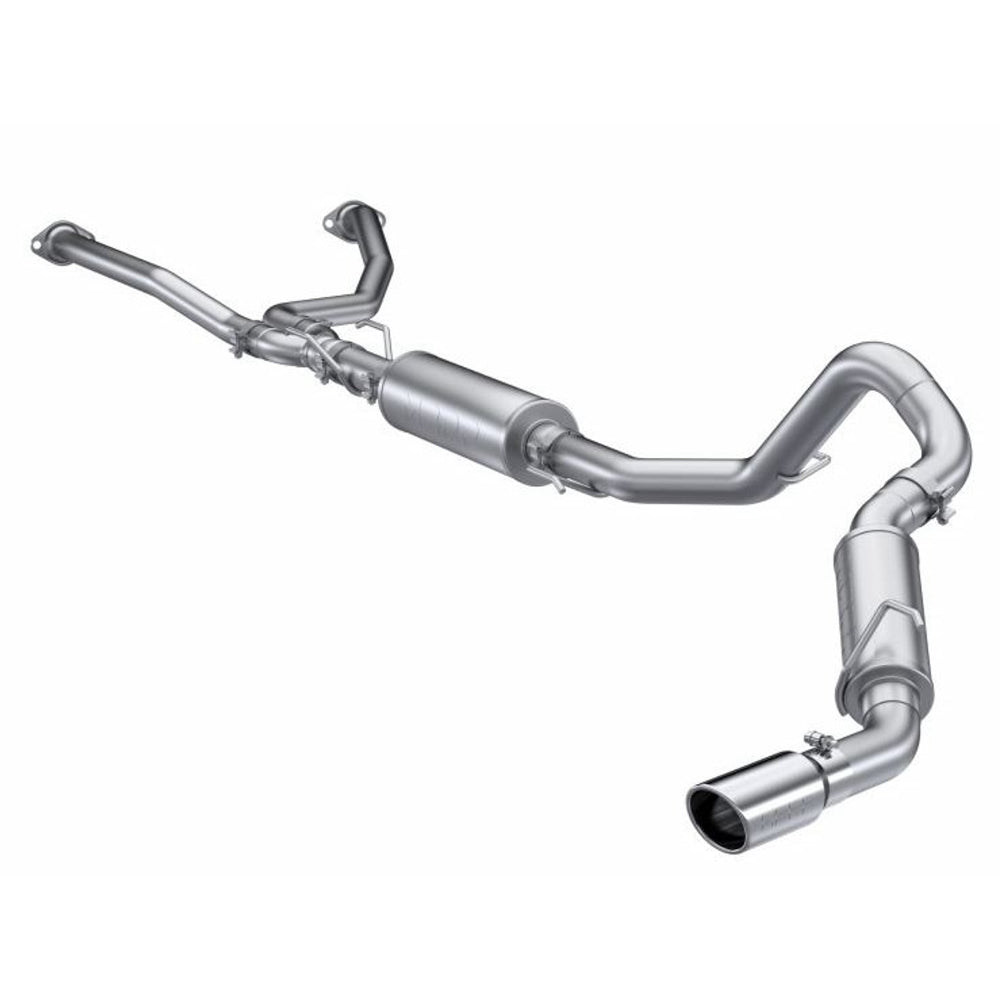 MBRP 3 Inch Cat - Back Exhaust Kit - Aluminized Steel | Toyota Tundra (2022 - 2025) - Truck Brigade