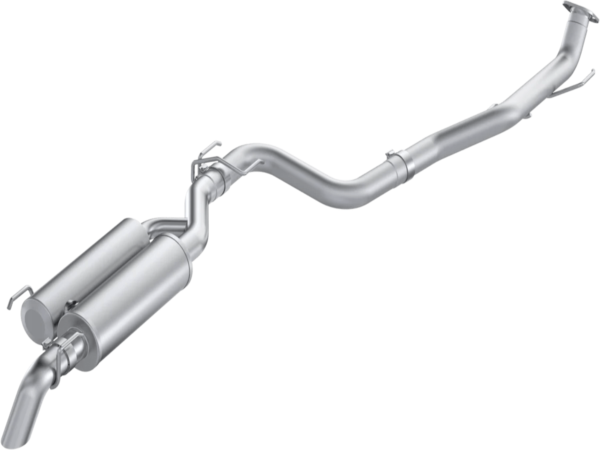 MBRP Armor Lite Aluminized Steel Cat - Back Exhaust System - Turndown Exit | Toyota Tacoma (2024 - 2025) - Truck Brigade