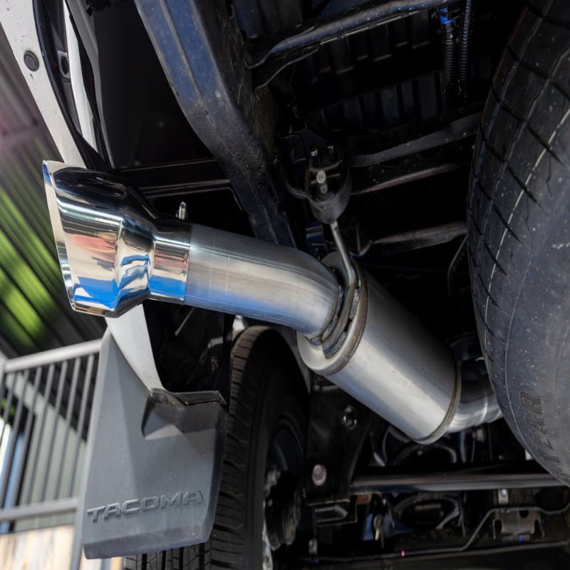 MBRP Armor PRO Stainless Steel Cat - Back Exhaust System - Side Exit | Toyota Tacoma (2024 - 2025) - Truck Brigade