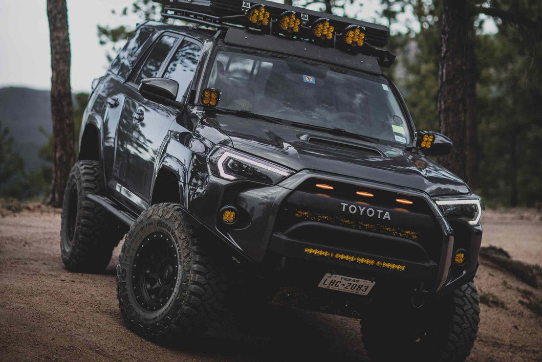 For 2014-2020 Toyota 4Runner 4Dr Smoke Headlights Clear Corner Lamps Left+Right For 2014-2020 Toyota 4Runner 4Dr Smoke Headlights Clear Corner Lamps Left+Right